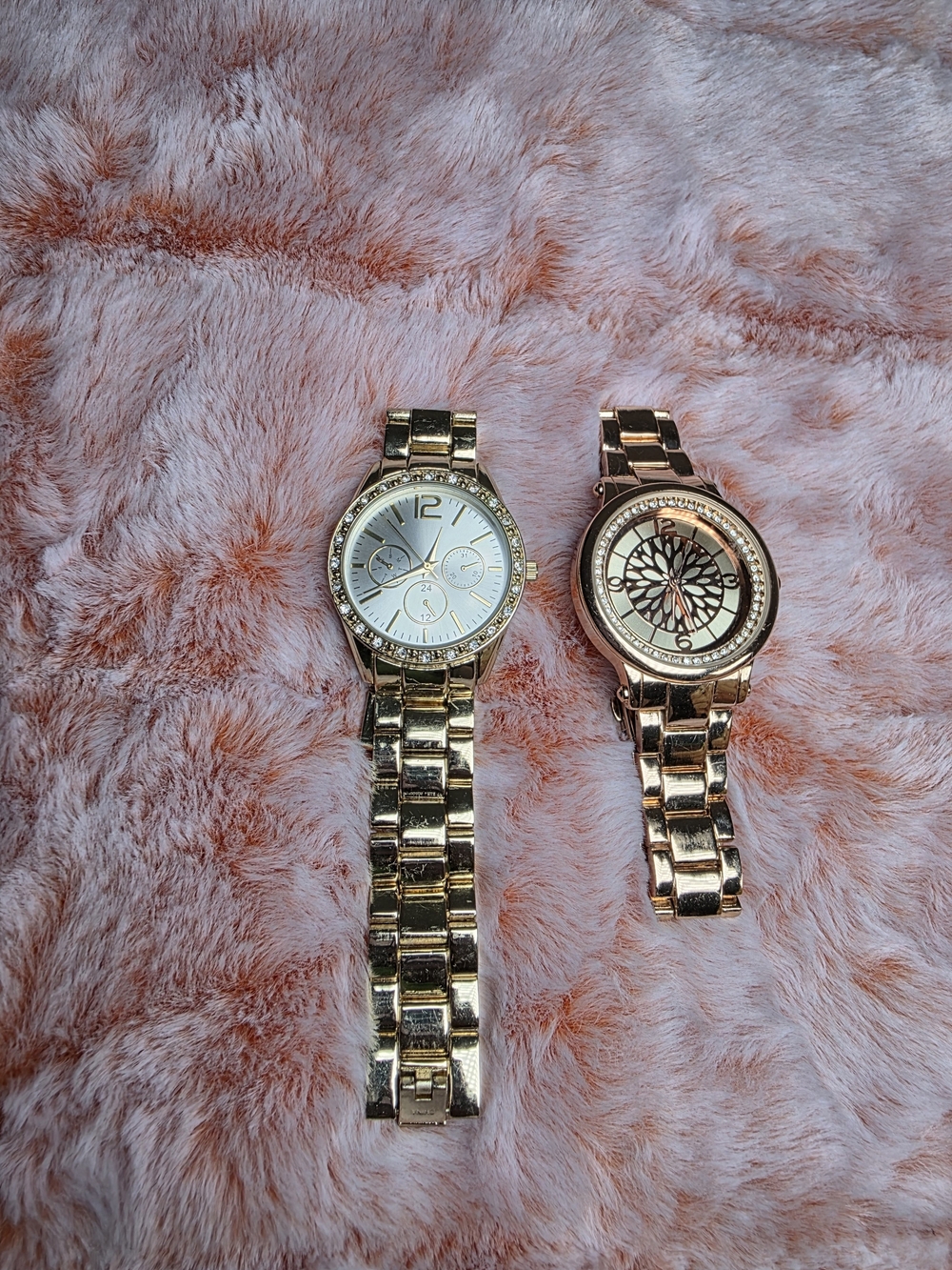 Women's Gold-Tone Bracelet Watches with Crystal Accents | Pick 1